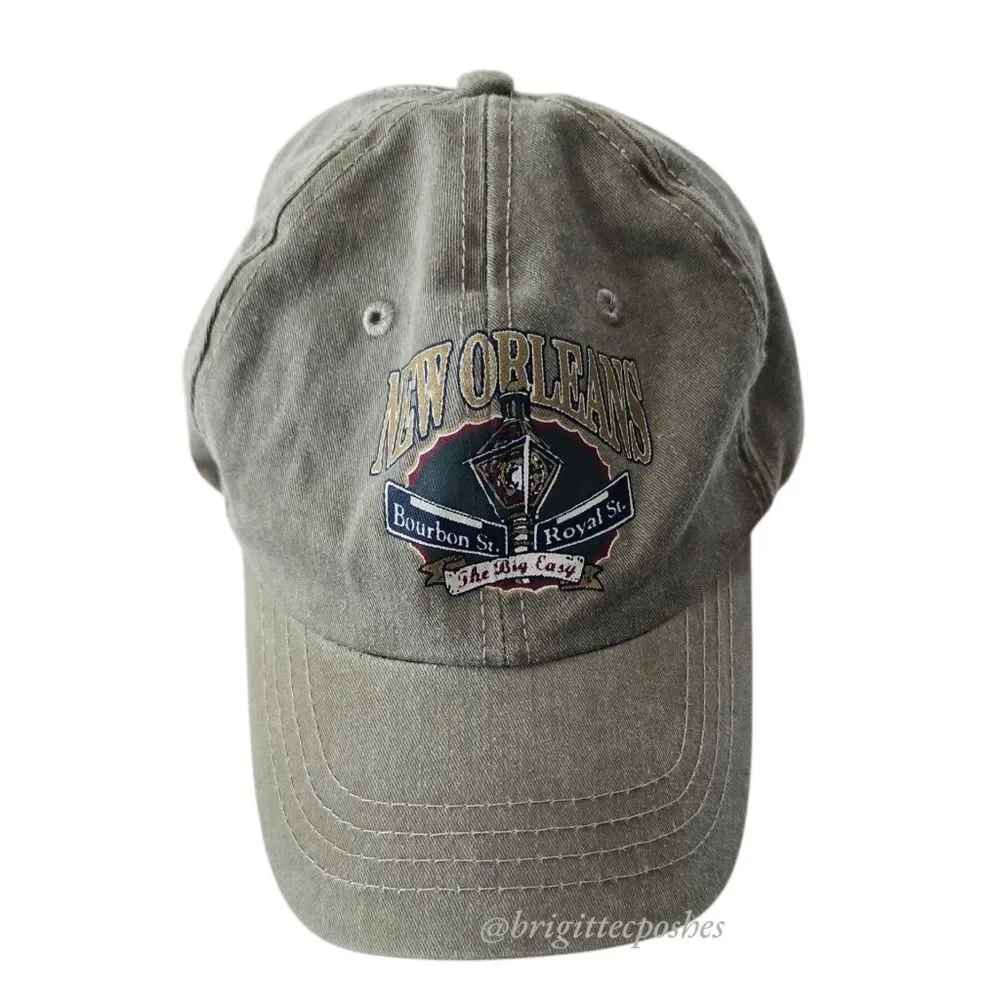 NEW ORLEANS Bourbon St. Royal St. Adult Unisex Ball Cap